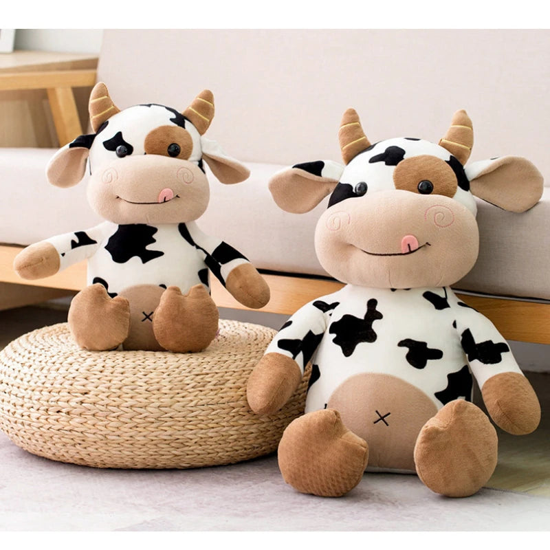 Soft Cartoon Cow Plush Doll