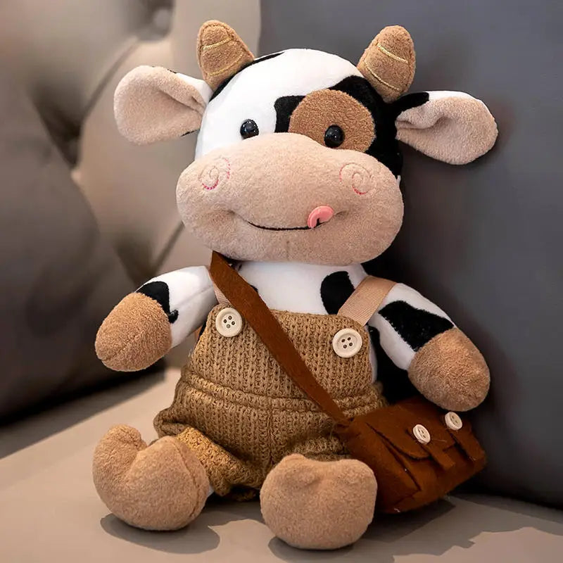Soft Cartoon Cow Plush Doll